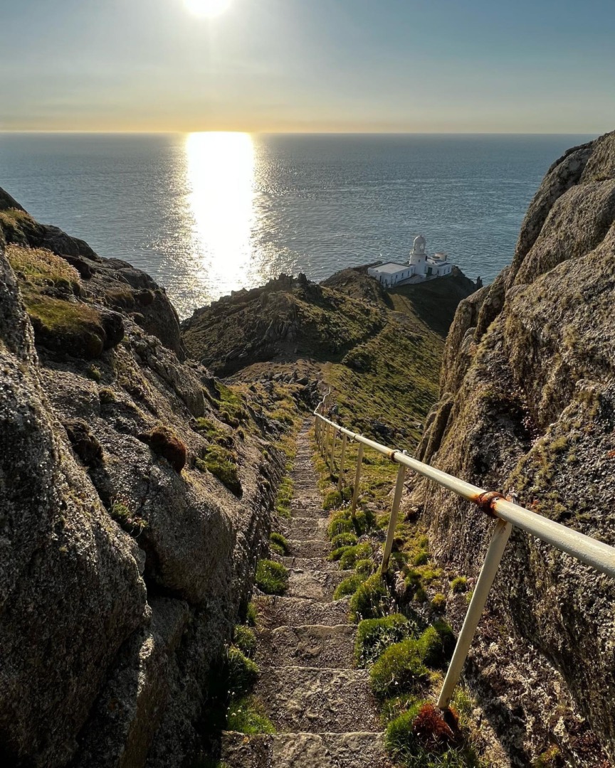 beautiful view of Lundy Island