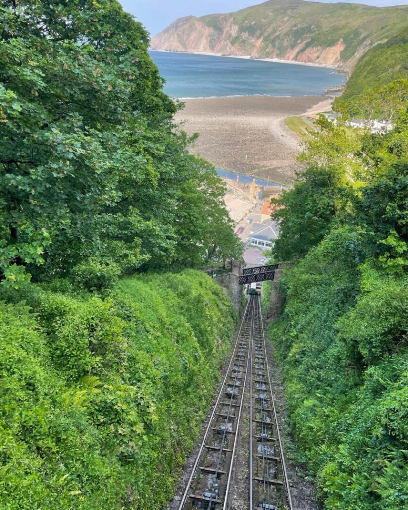 Lynton and Lynmouth Cliff Railway by @moorandseaholidays