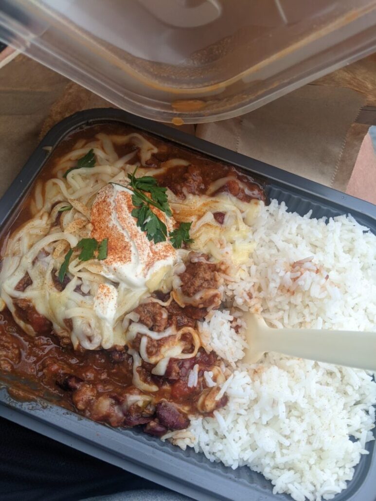 Chilli-con-carne from Rockleigh House Takeaway