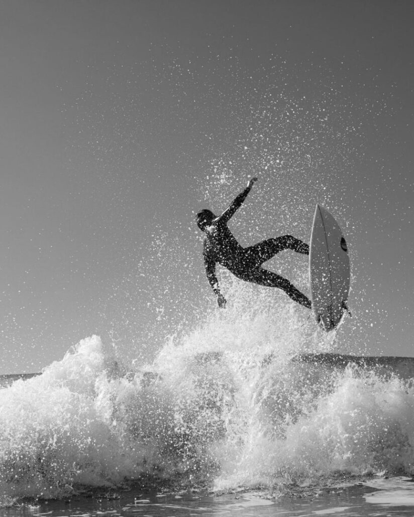 Surging at Croyde Bay